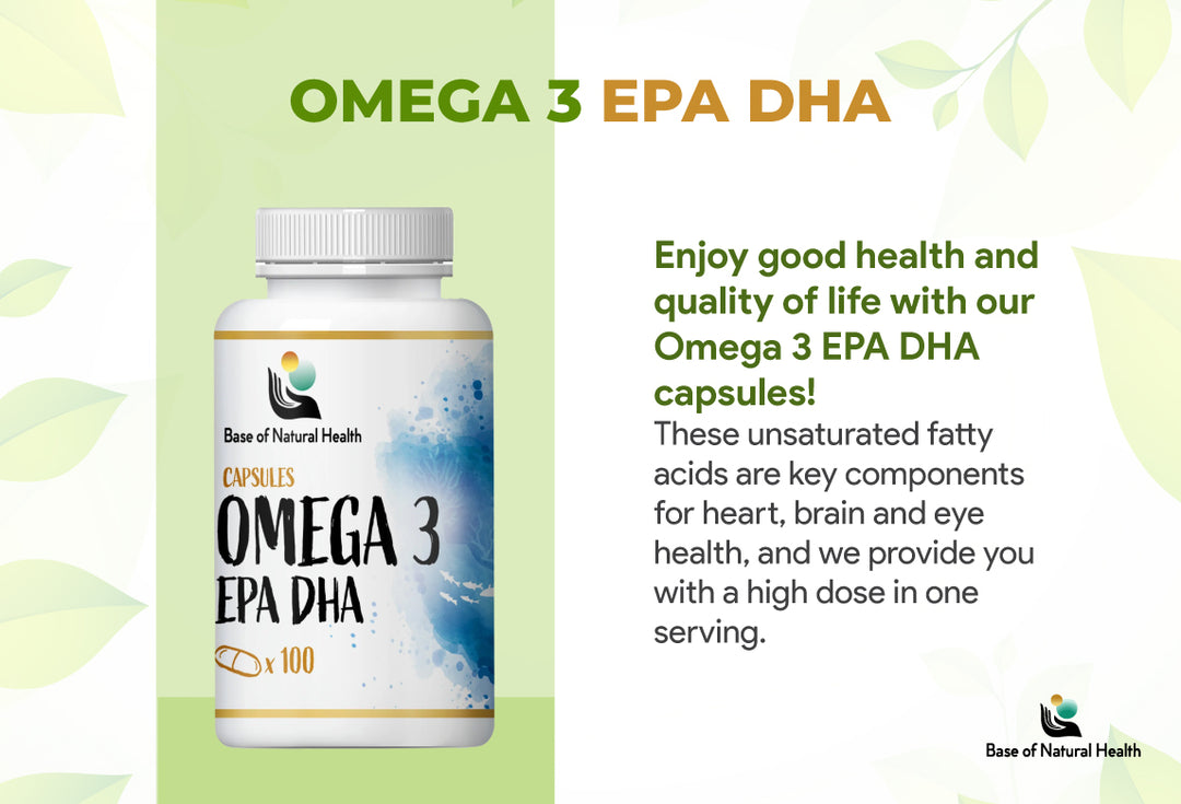 Omega 3 EPA DHA 100g (100 capsules) - Hoogwaardige visolie voor hersenen, hart en ogen - Gezuiverde omega-3 supplement voor dagelijkse gezondheid