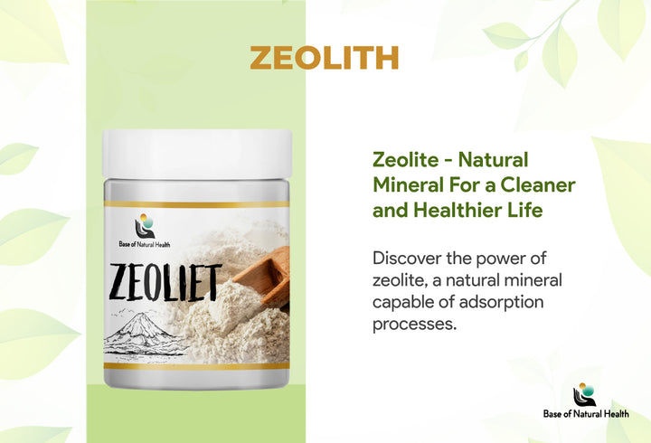 ZEOLITH 100g  - Natuurlijk Zeoliet Poeder voor Detox, Luchtzuivering en Gezondheid - Reinigingsmiddel voor Huid en Haar - 100% Puur en Natuurlijk - Veganistisch en Niet-GGO