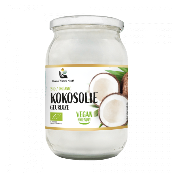 BIO Ongeparfumeerde Kokosolie 900ml - Biologisch, Natuurlijk en Ongeraffineerd - Voor Koken, Bakken, Haar en Huidverzorging