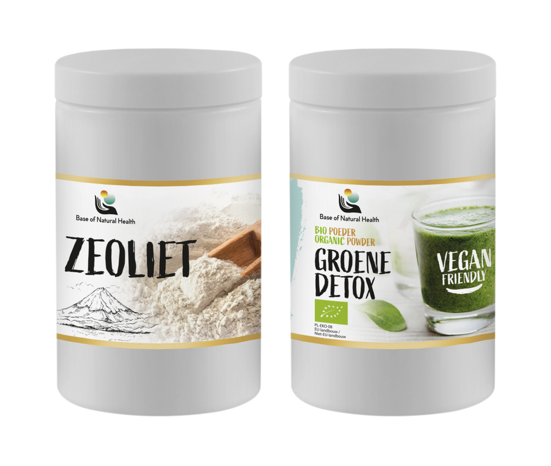 Kracht van Zeoliet (100 g) en Bio Green Mix (250 g) - Combinatie van Natuurlijke Ingrediënten voor een Evenwichtige Levensstijl